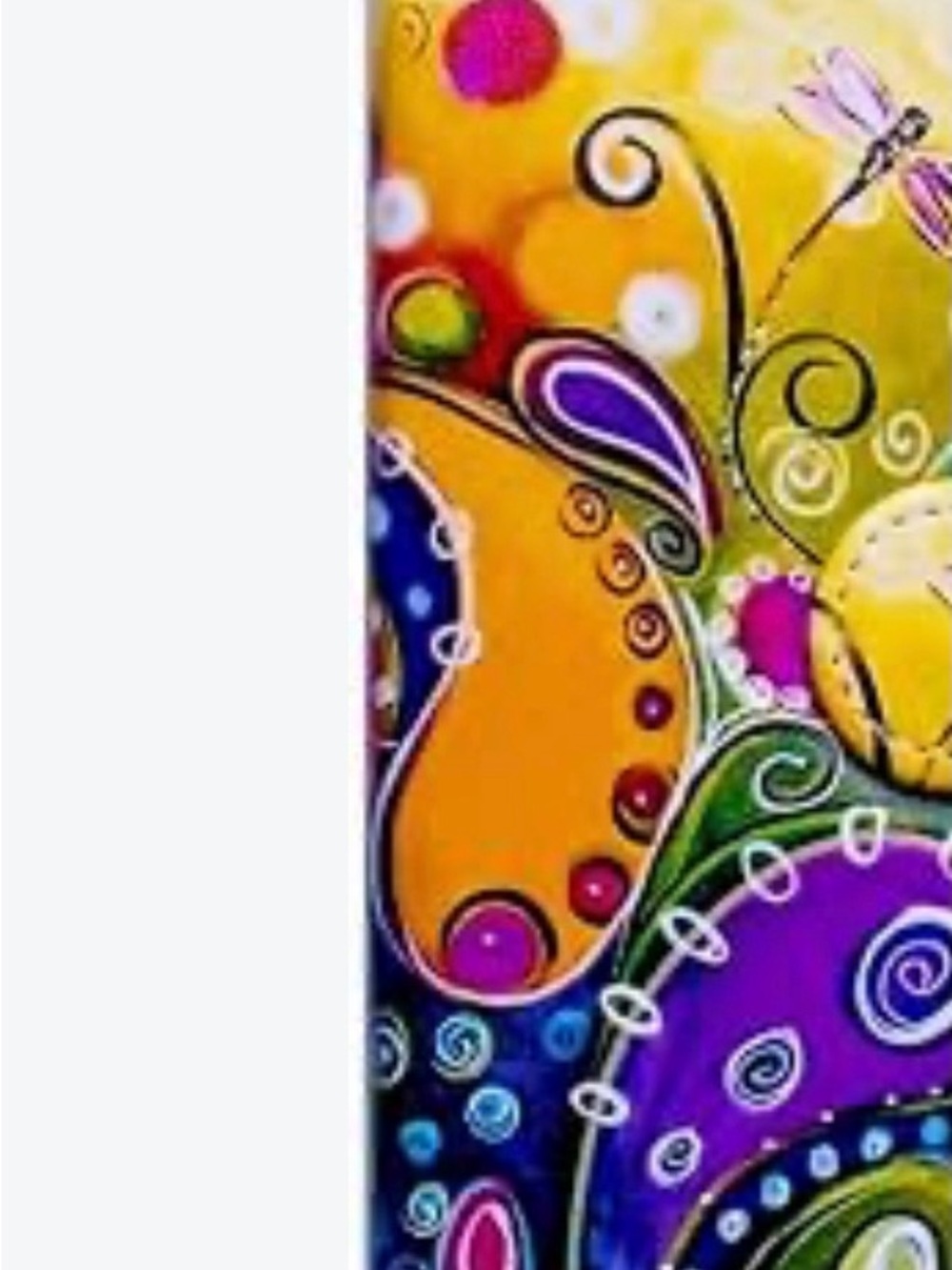 Decorative Multicolor Phone Case - Vibrant Yellow, Purple & Orange Design IPhone